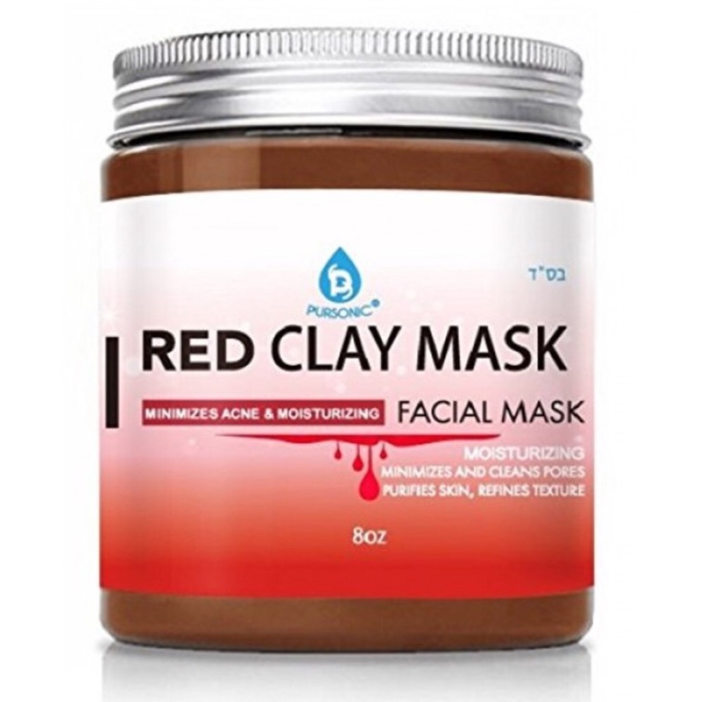4/$15 💗 NWT Pursonic Red Clay Facial Mask 8oz
